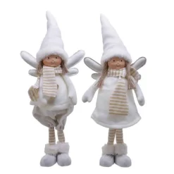 RETIF Ange Blanc Et Beige 19X9X45Cm - 2 Modeles Possibles Store