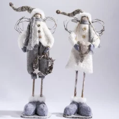RETIF Ange Gris Et Blanc H.46Cm - Garcon Ou Fille Cheap