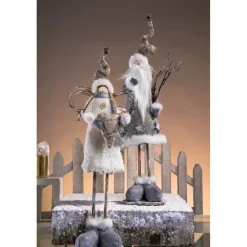RETIF Ange Gris Et Blanc H.46Cm - Garcon Ou Fille Cheap