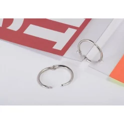 RETIF Anneau D'Affichage Ouvert Metal Chrome 25Mm - Par 10 Best