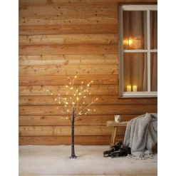 RETIF Arbre Lumineux 48Leds Blanc Chaud H.125Cm Shop