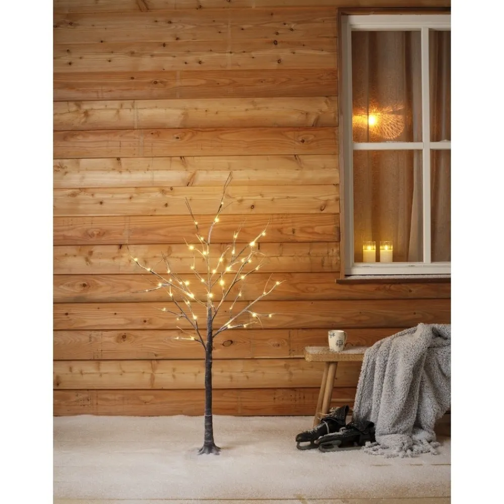 RETIF Arbre Lumineux 48Leds Blanc Chaud H.125Cm Shop