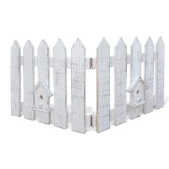 RETIF Barriere En Bois Blanc Enneigee 70X30Cm New
