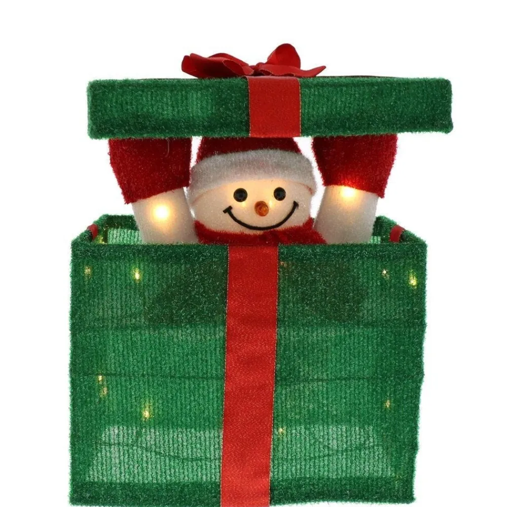 RETIF Boite Cadeau Animee Avec Bonhomme De Neige 28X20X36Cm Best