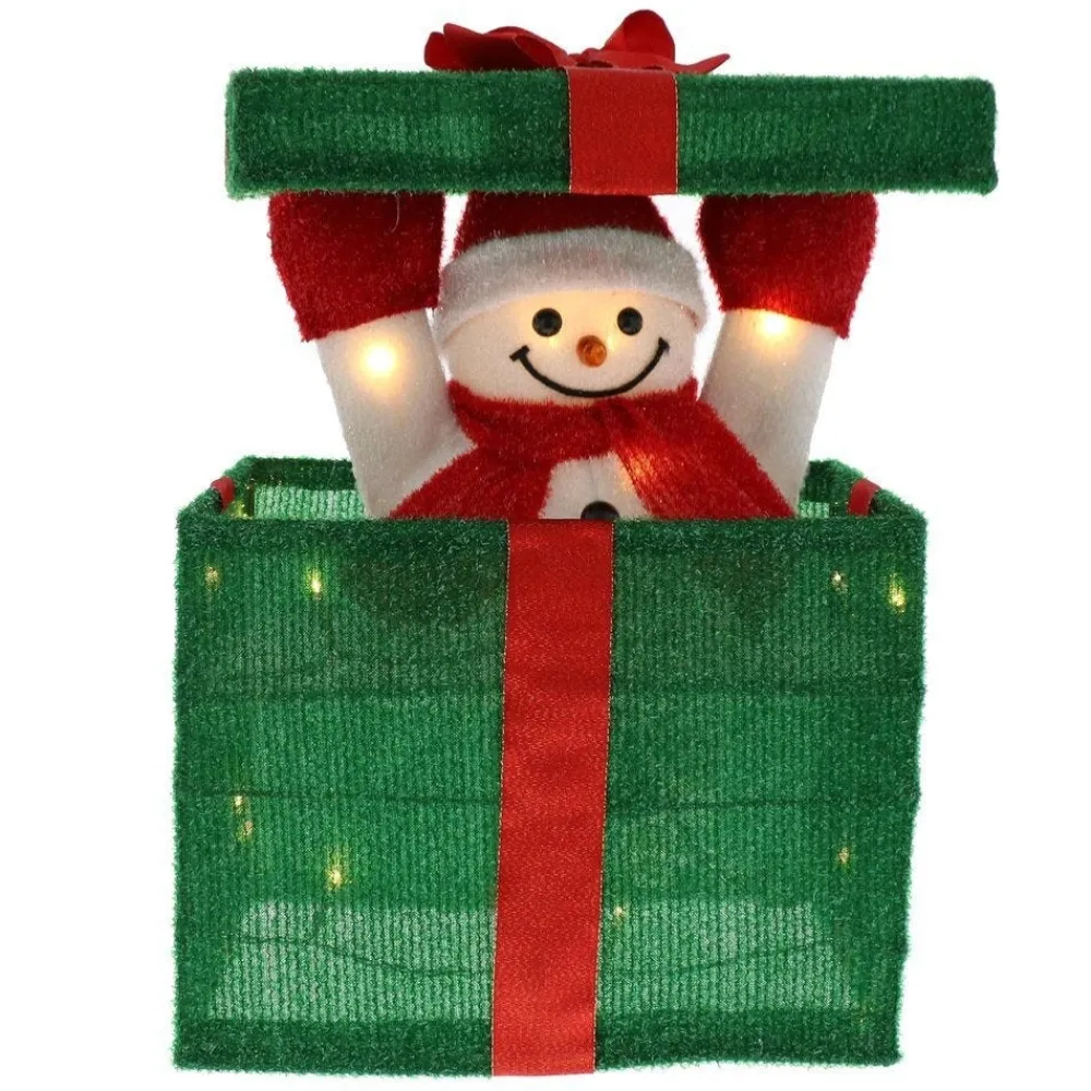 RETIF Boite Cadeau Animee Avec Bonhomme De Neige 28X20X36Cm Best