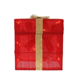 RETIF Boite Cadeau Animee Avec Pere Noel 28X20X30Cm Clearance