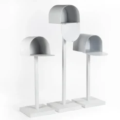 RETIF Boites Aux Lettres Metal Blanc H.85+120 - Par 3 Shop