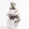RETIF Bonhomme De Neige Blanc Et Gris H 53 Cm Cheap