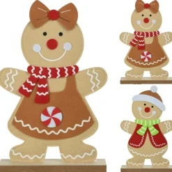 RETIF Bonhomme Pain D'Epice Bois Et Feutrine H33Cm 2 Finitions Possibles Online