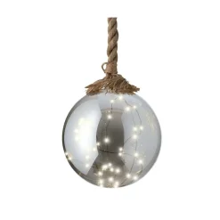 RETIF Boule Avec Corde - 40 Microled Blanc Chaud / Blanc Classique - O 20 X 80 Cm Outlet