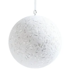 RETIF Boule De Neige O25Cm Avec Eclats Argent Discount