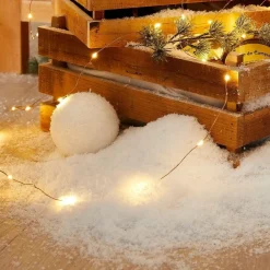 RETIF Boule De Neige O10Cm Blanc Paillete Fashion