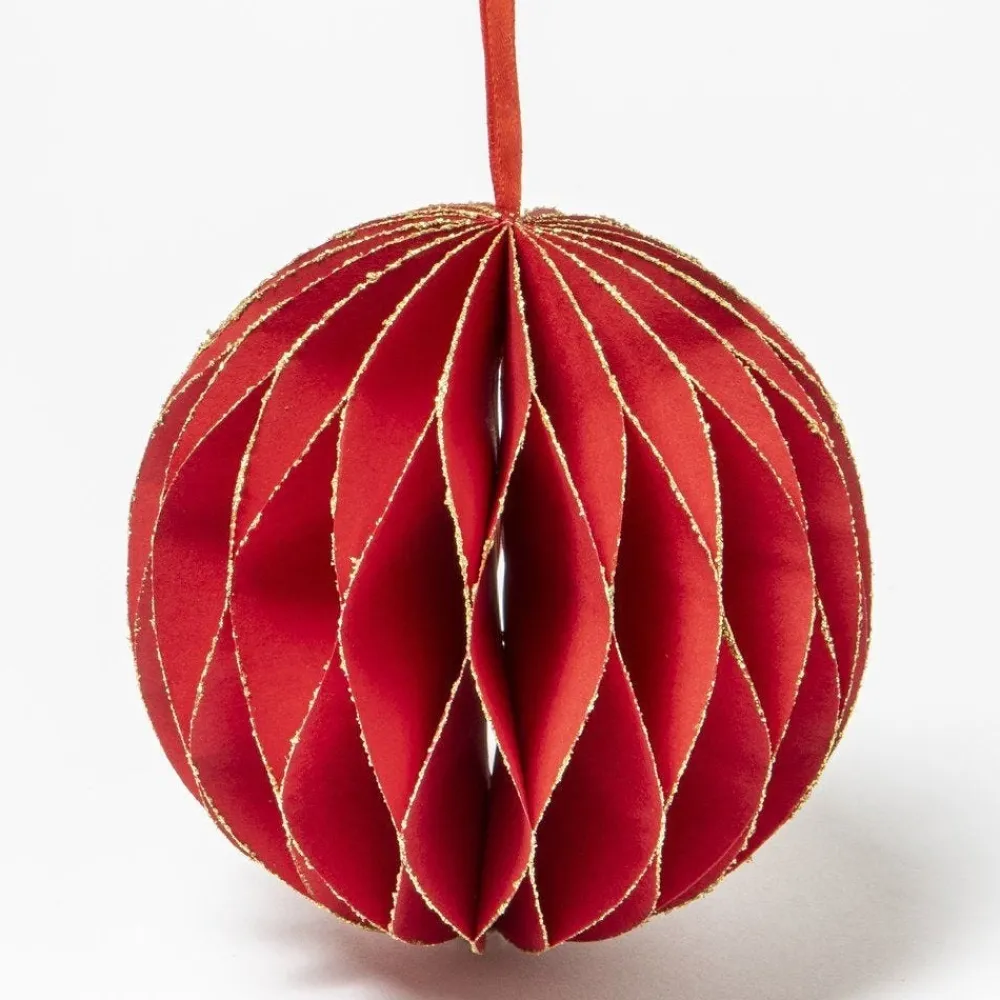 RETIF Boule En Papier Rouge O 30 Cm Discount