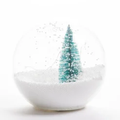 RETIF Boule En Verre Interieur Sapin Et Neige Avec Led O 22 Cm Fashion