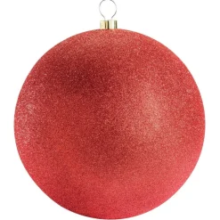 RETIF Boule Rouge Glitter En Plastique D.30Cm Clearance