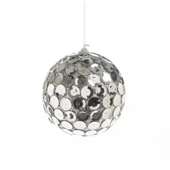 RETIF Boule Sequins Argent Et Perles O 15 Cm Online