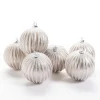 RETIF Boules Champagne Et Lignes Blanches O 10 Cm - Par 6 Shop
