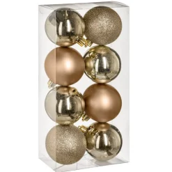 RETIF Boules De Noel Or Assorties O7Cm - Par 8 Online