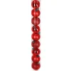 RETIF Boules De Noel Rouge Assorties O6Cm - Par 9 Cheap