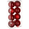 RETIF Boules De Noel Rouge Assorties O7Cm - Par 8 Sale