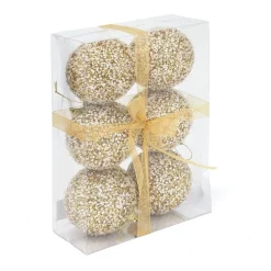 RETIF Boules Eclats Or Et Nacres O 10Cm - Boite De 6 Store