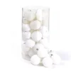 RETIF Boules En Plastique Blanc Finitions Assorties O 6 A 8 Cm - Boite De 44 Discount