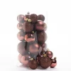 RETIF Boules En Plastique Brun O 4 A 6Cm - Finitions Assorties - Boite De 30 Cheap