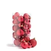 RETIF Boules En Plastique Rouge O 4 A 6Cm Finitions Assorties -Par 30 Best
