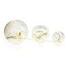 RETIF Boules En Verre Blanc Led - 10-15-20 Cm Cheap