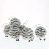RETIF Boules Fourrure Synthetique Gris Bleu O 8 Cm - Boite De 6 Sale