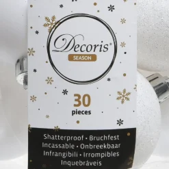 RETIF Boules Incassables Blanc Assorties O4 A 6Cm - Boite De 30 Best Sale