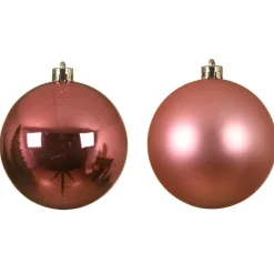 RETIF Boules Incassables Rose Gold Brillant-Mat-Paillettes Mix O10Cm - Par 4 Best