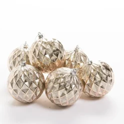 RETIF Boules Or Glitter O 10 Cm - Boite De 6 Discount