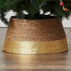 RETIF Cache-Pied De Sapin Naturel Et Or O50 X H 26Cm Store