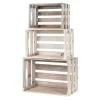RETIF Caisses En Bois Naturel L 45 X P 30,5 X H 24 + L 39 X P 26,5 X H 21 + L 33 X P 2 Cheap