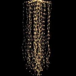 RETIF Cascade Fil Argent 1152 Leds Blanc Chaud H 220 Cm Best Sale