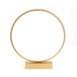 RETIF Cercle Or Lumineux Sur Socle L 40 X P 6 X H 44 Cm Cheap