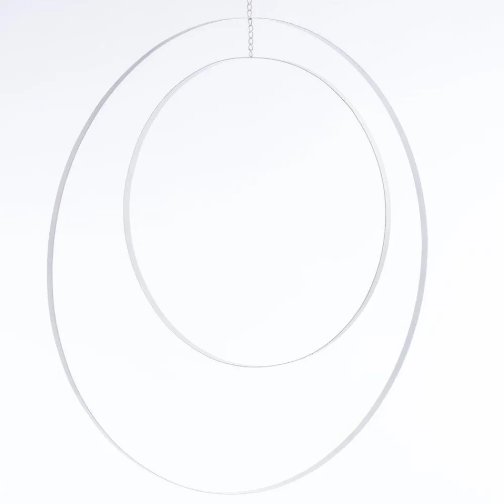 RETIF Cercles Metal Blanc O 61 + O 41 Cm Outlet