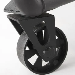 RETIF Chariot Boulanger Metal Noir Et Tablettes Bois L120 X P50 X H150Cm Discount