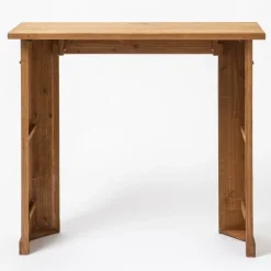 RETIF Cheminee Console En Bois Avec Etageres Amovibles L 90 X P 30 X H 80 Cm Outlet