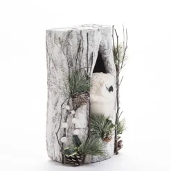 RETIF Chouette Blanche Dans Souche L 23 X P 15 X H 38 Cm Store