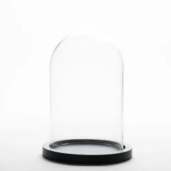 RETIF Cloche En Verre Sur Socle En Bois O 23 X H 30 Cm Cheap
