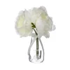 RETIF Compo Artificielle De 3 Roses Blanches Dans 3 Vases En Verre Lies Par Une Corde Cheap