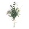 RETIF Compo Artificielle De 3 Roses Blanches Dans 3 Vases En Verre Lies Par Une Corde Clearance