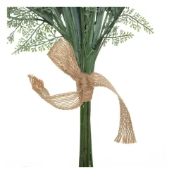 RETIF Compo Artificielle De 3 Roses Blanches Dans 3 Vases En Verre Lies Par Une Corde Clearance