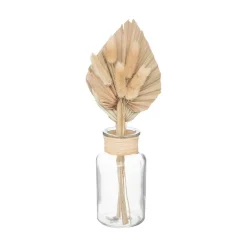 RETIF Composition De Fleurs Sechees Vase En Verre H28.5Cm Hot