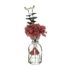 RETIF Composition Florale Artificielle Vase En Verre H30Cm Discount