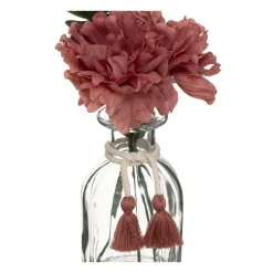 RETIF Composition Florale Artificielle Vase En Verre H30Cm Discount
