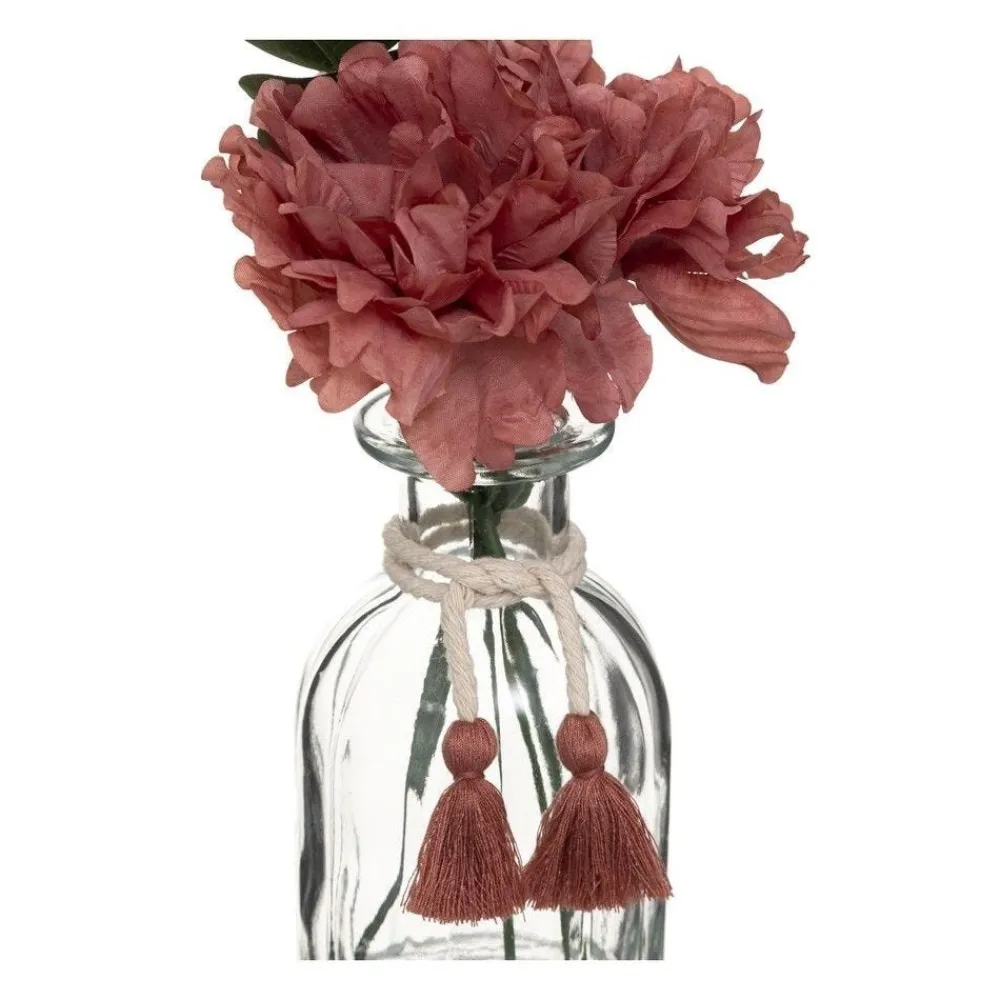 RETIF Composition Florale Artificielle Vase En Verre H30Cm Discount