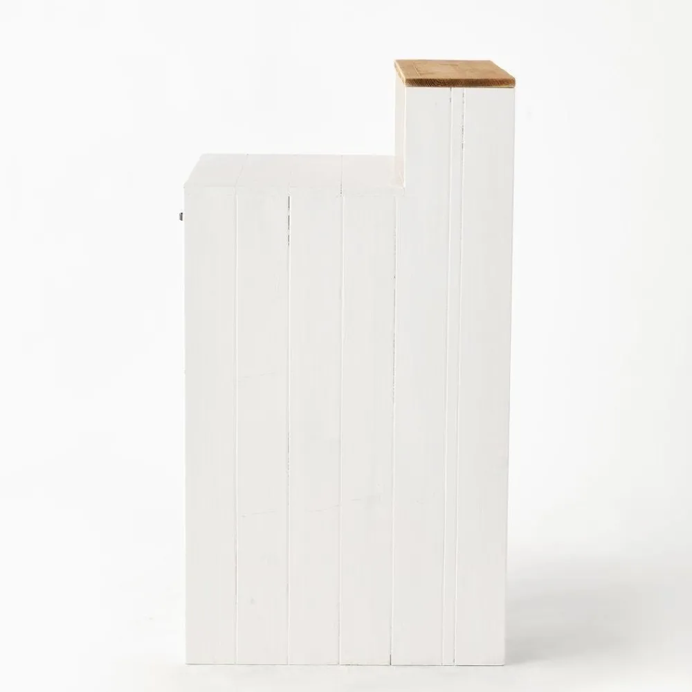 RETIF Comptoir Bois Blanc Tablette Nature L60 X P60 X H110 Cm Cheap